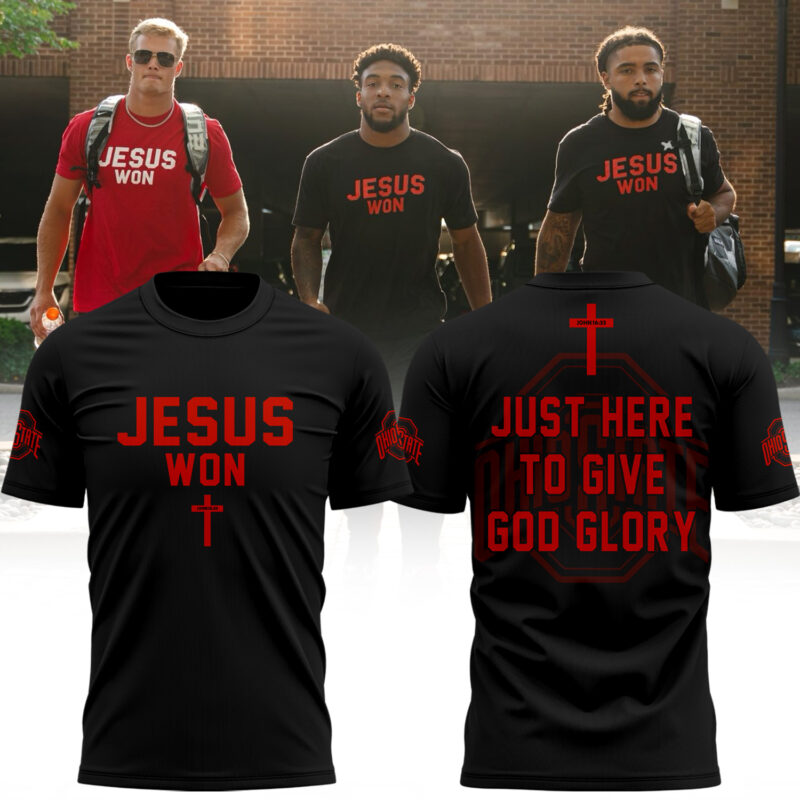 Limited Edition JESUS WON Black TShirt 2024