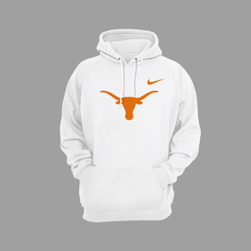 TEXAS LONGHORNS Big 12 Championship White Football Hoodie - Image 3