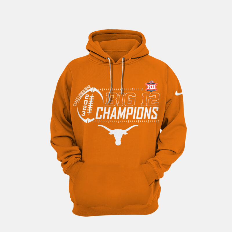 TEXAS LONGHORNS Big 12 Championship Football Hoodie - Image 3