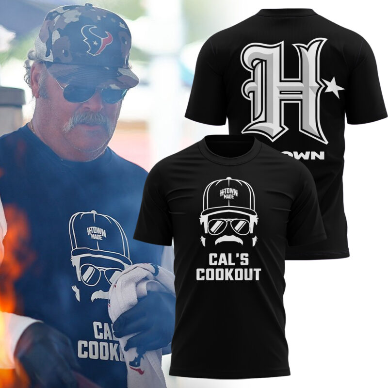 Limited Edition H Town Made Cal's Cookout T shirt