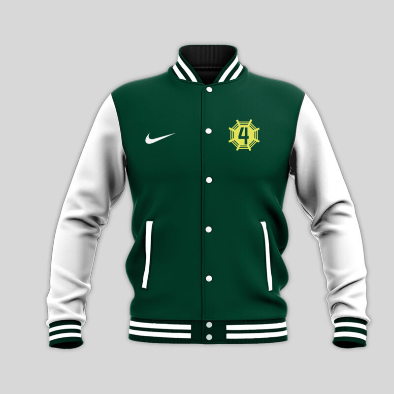 Oregon Ducks Football #4Spence Baseball Jacket 2023 - Image 2