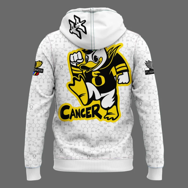 Oregon Ducks "Stomp Out Cancer" Limited Hoodie - Image 3