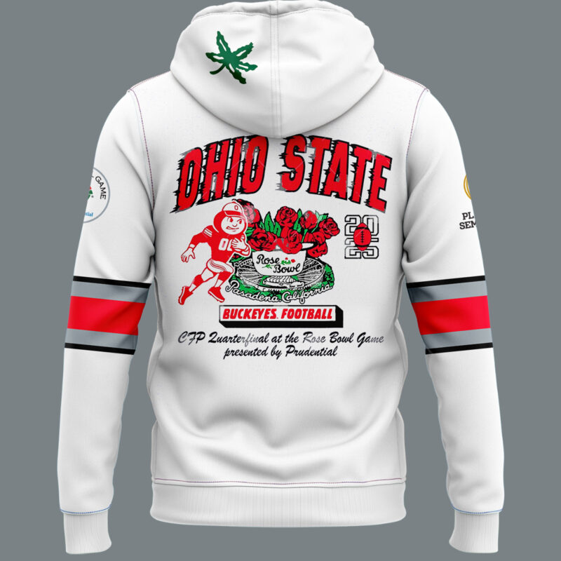 Ohio State Buckeyes Rose Bowl Game 2025 Hoodie - Image 3