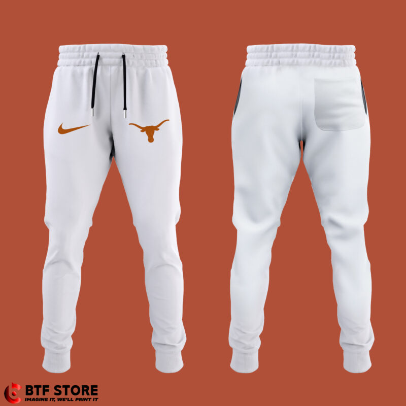 .Texas Longhorns Zip-Hoodie (White) (#4) - Image 2