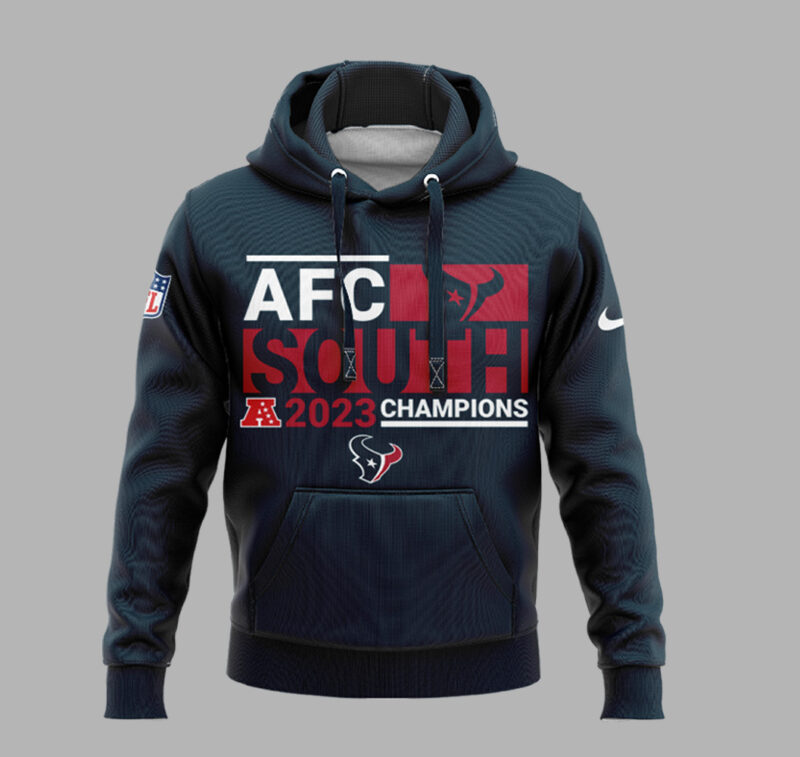 Limited Edition Houston Texans AFC South Division Champions Hoodie 02 - Image 2