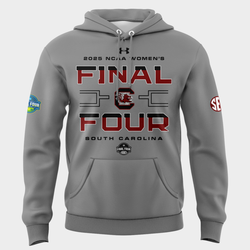 South Carolina Gamecocks 2025 NCAA Women's Basketball Tournament March Madness Final Four Hoodie - Image 2