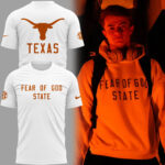 Limited Edition Texas Longhorns Fear Of God State Tshirt