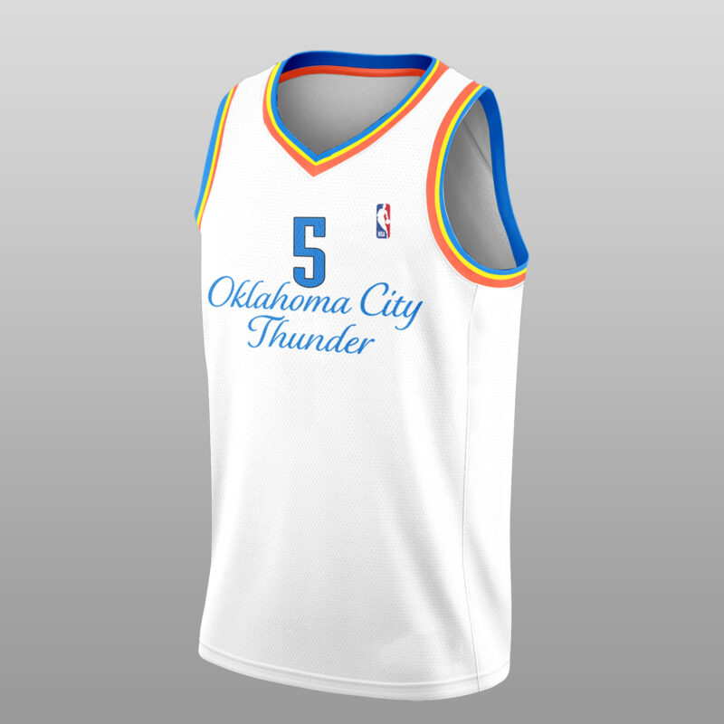 __Special New Oklahoma City Thunder BasketballJersey Set1 - Image 2