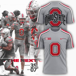 Men’s Ohio State Buckeyes Nike Gray Game Shirt