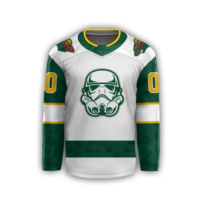 2024 Minnesota Wild x Star Wars Night Custom jersey - Image 3