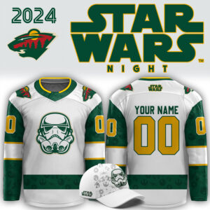 2024 Minnesota Wild x Star Wars Night Custom jersey