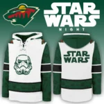 2024 Minnesota Wild x Star Wars Night Lace Up Hoodie