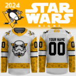 2024 Pittsburgh Penguins x Star Wars Night Custom Jersey