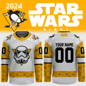 2024 Pittsburgh Penguins x Star Wars Night Custom Jersey
