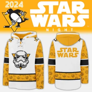 2024 Pittsburgh Penguins x Star Wars Night Lace Up Hoodie