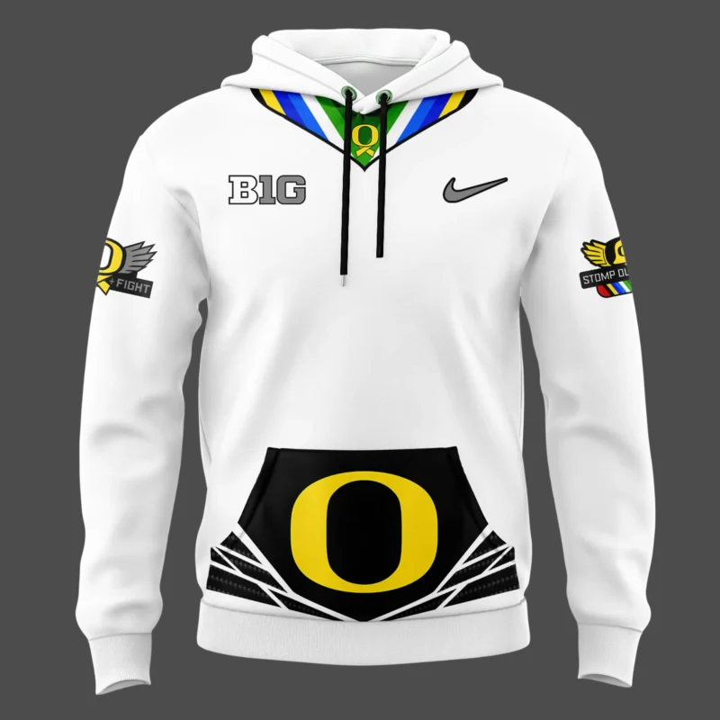 Oregon Ducks "Stomp Out Cancer" Heroes Hoodie - Image 2
