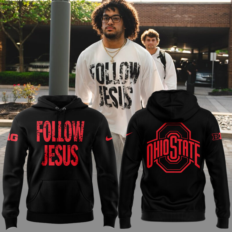 Limited Edition FOLLOW JESUS Black Hoodie 2024