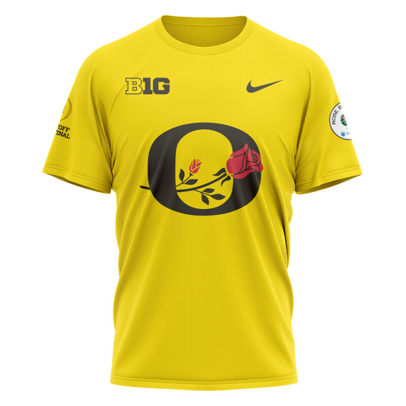 Oregon Ducks Rose Bowl Game 2024 Tee V1 - Image 2