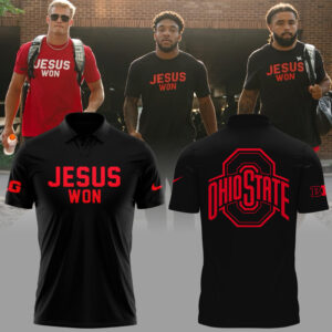 Limited Edition JESUS WON Black Polo 2024