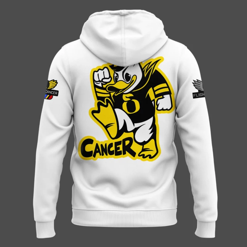 Oregon Ducks "Stomp Out Cancer" Heroes Hoodie - Image 3
