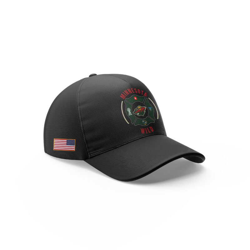 Minnesota Wild x 2024 Firefighter Appreciation Night Premium Limited Tee v3 - Image 4