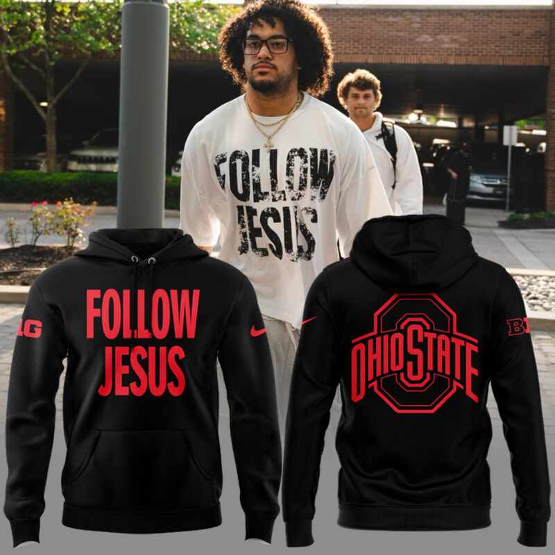 Limited Edition FOLLOW JESUS Black Hoodie 2024