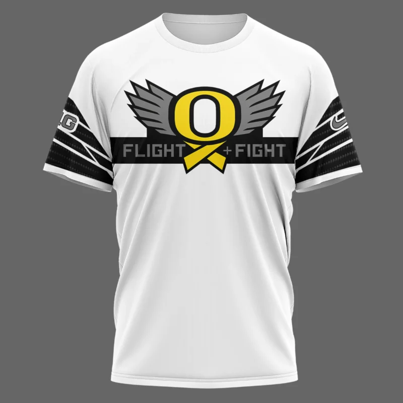Oregon Ducks “Stomp Out Cancer” Heroes Shirt - Image 2