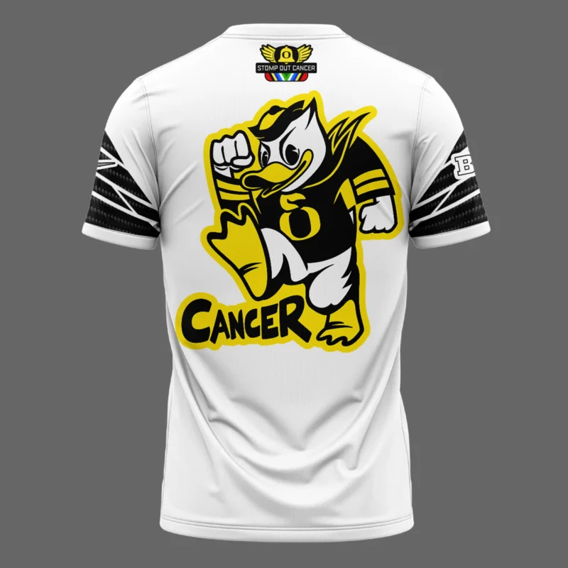 Oregon Ducks “Stomp Out Cancer” Heroes Shirt - Image 3
