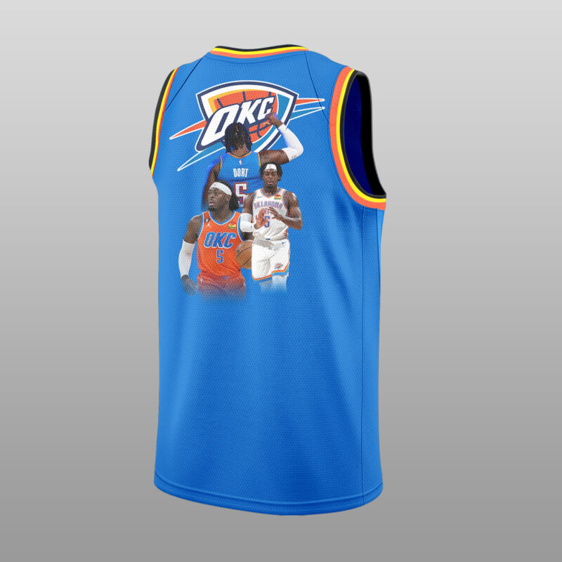 __Special New Oklahoma City Thunder BasketballJersey Set - Image 3