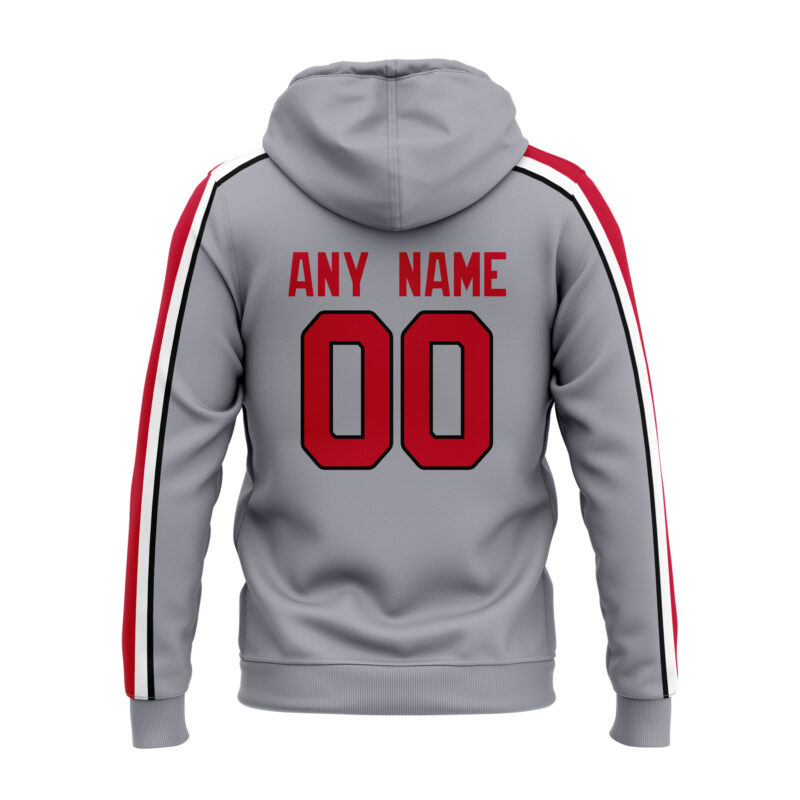 Men’s Ohio State Buckeyes Nike Gray Game Hoodie (Custom) - Image 3