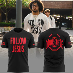 Limited Edition FOLLOW JESUS Black TShirt 2024