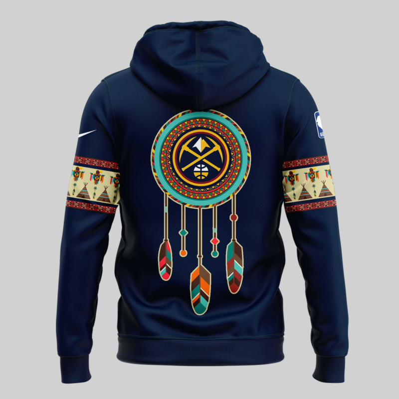 Limited Edition Native American Heritage Night Denver Nuggets Hoodie - Image 7