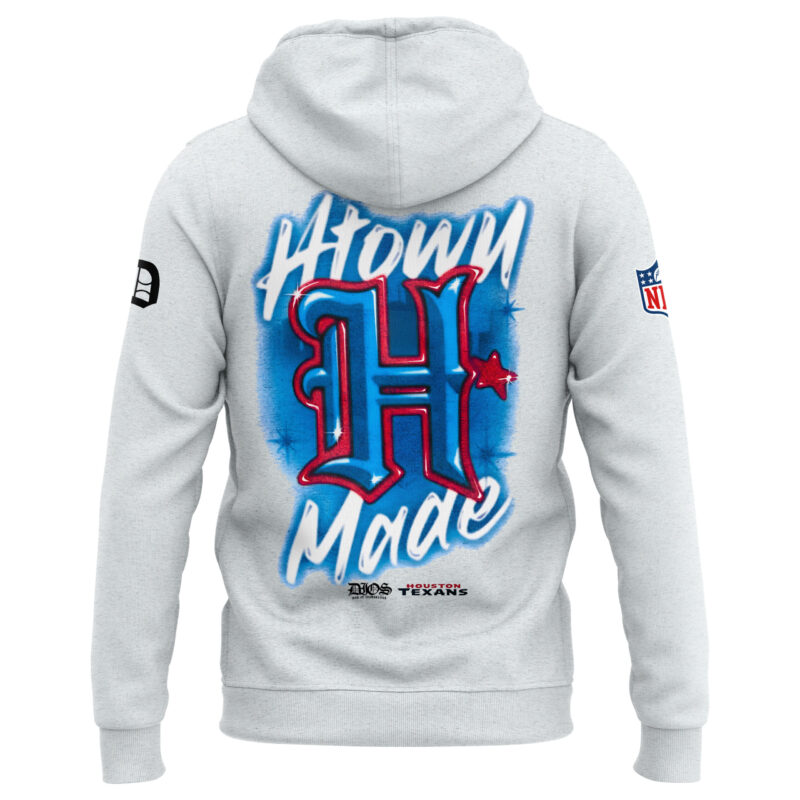 Limited Edition Houston Texans x Dios Hoodie 2024 - Image 3