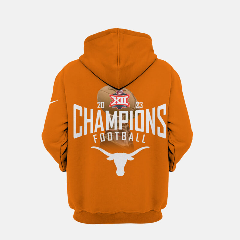 TEXAS LONGHORNS Big 12 Championship Football Hoodie - Image 2