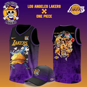 Los Angeles Lakers x JINBE One Piece the Straw Hat Pirates Jersey