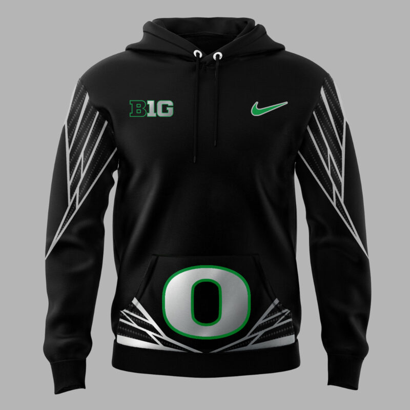 Men’s Oregon Ducks Football "Disrupt the Darkness" Game Hoodie - Image 2