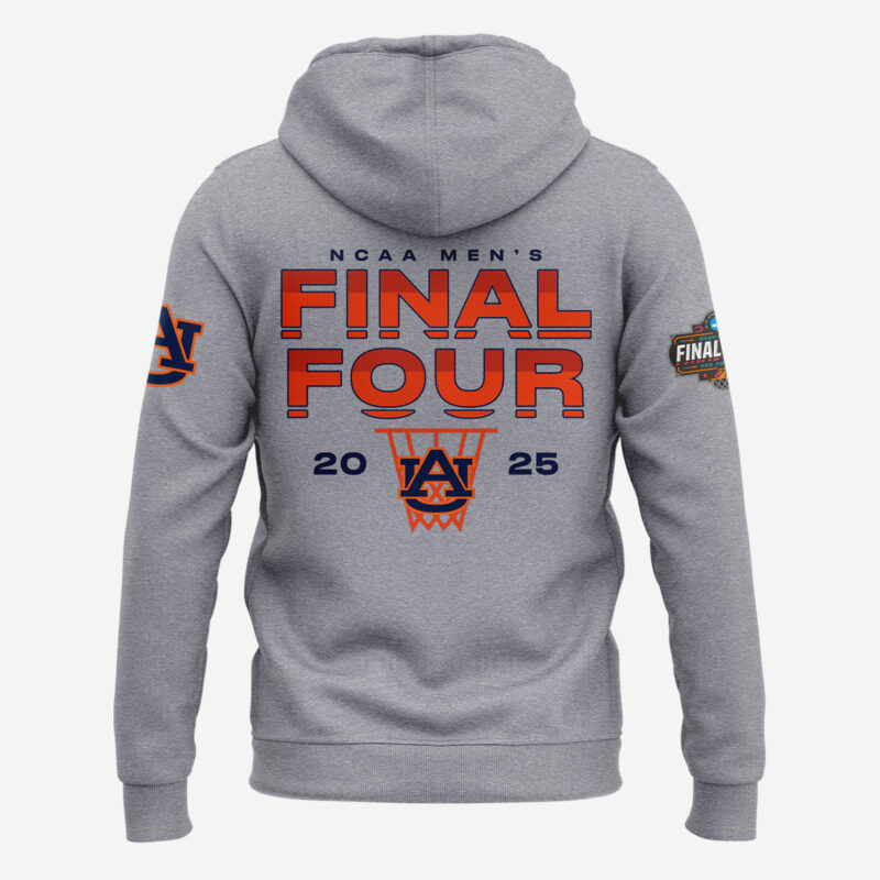 Auburn Tigers Men's Basketball 2025 Final Four Hoodie - Image 3