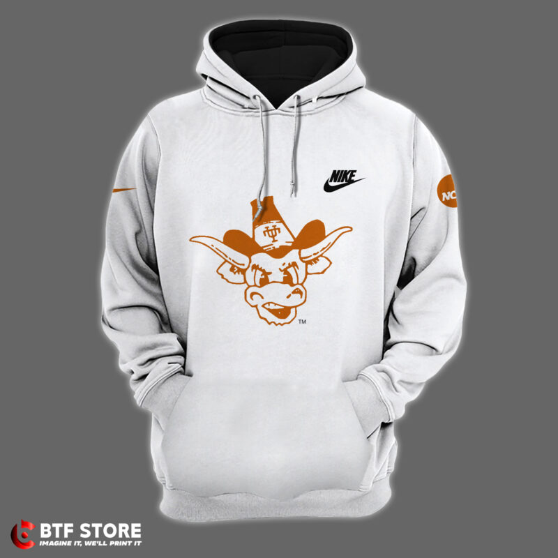 .Texas Longhorns Zip-Hoodie (White) (#4) - Image 7
