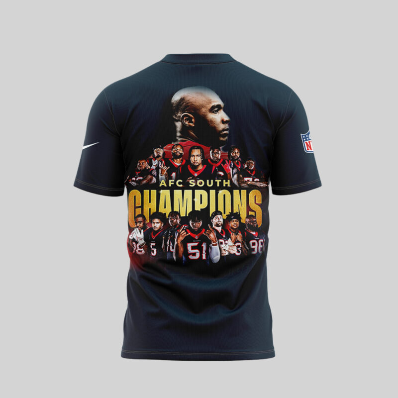 Limited Edition Houston Texans It’s A Lock AFC South Division Champions Tshirt 02 - Image 3