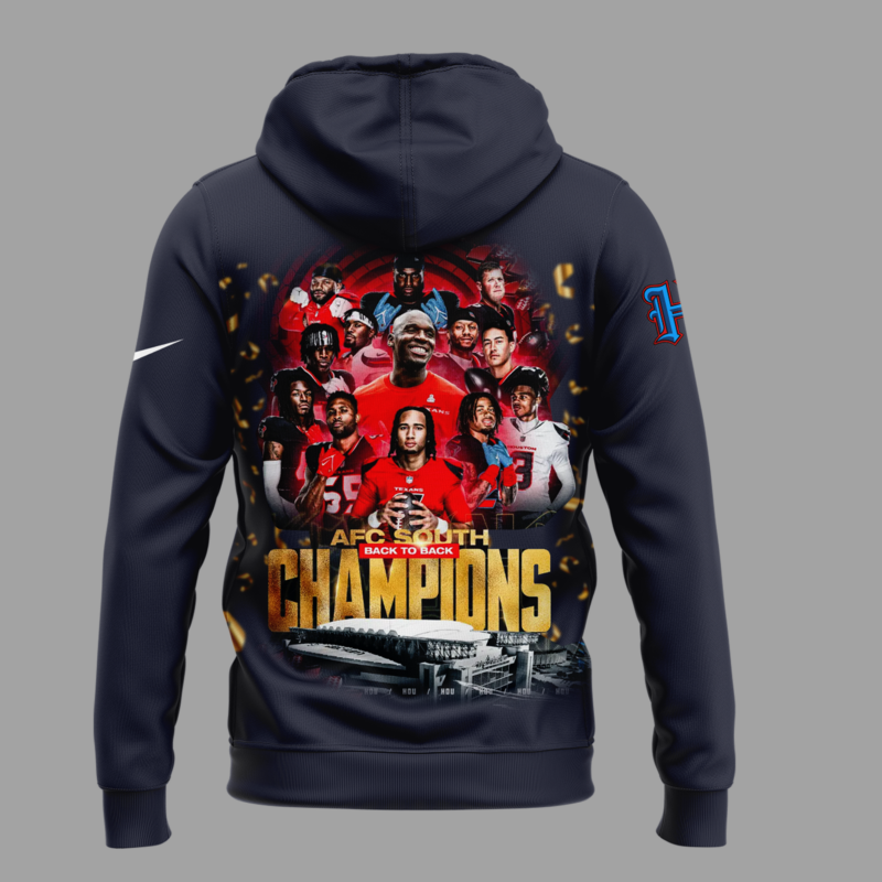 Special Houston Texans 2024 AFC South Division Champions  Hoodie For Fans - Image 3