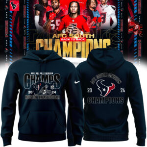 Limited Edition 2024 AFC South Division Champions Hoodie