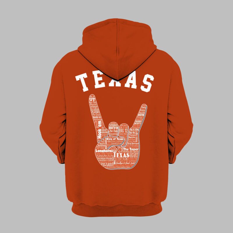 ___..Limited edition Texas Longhorns football team hoodie - Image 3