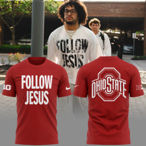 Limited Edition FOLLOW JESUS Red TShirt 2024