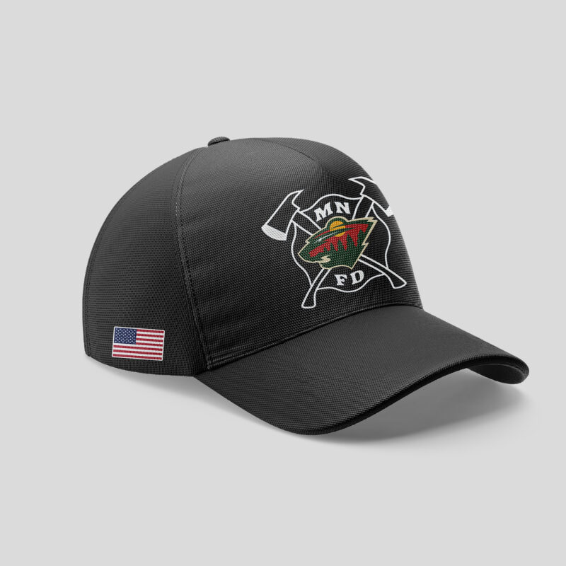 Women’s Minnesota Wild x 2024 Firefighter Appreciation Night Premium Limited Pullover Hoodie - Image 3