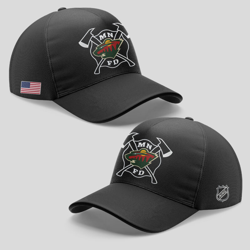 Minnesota Wild x 2024 Firefighter Appreciation Night Premium Limited Tee v2 - Image 2