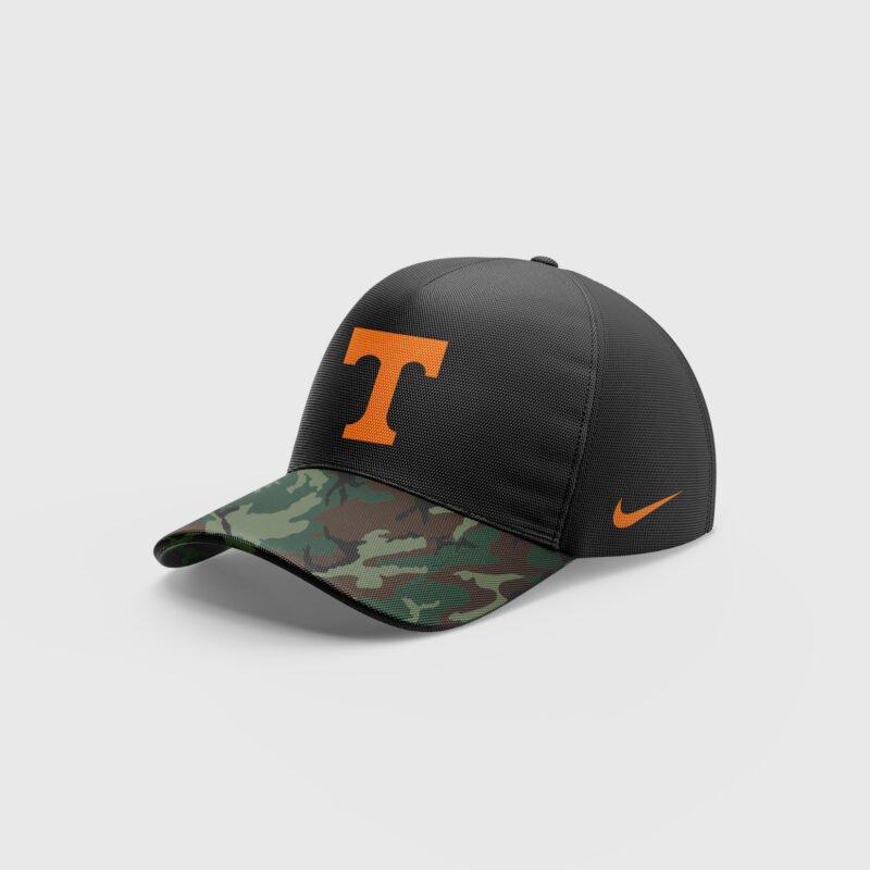 Limited Tennessee Football Nike Camo 2024 Salute to Service Club Fleece Pullover Hoodie - Image 6