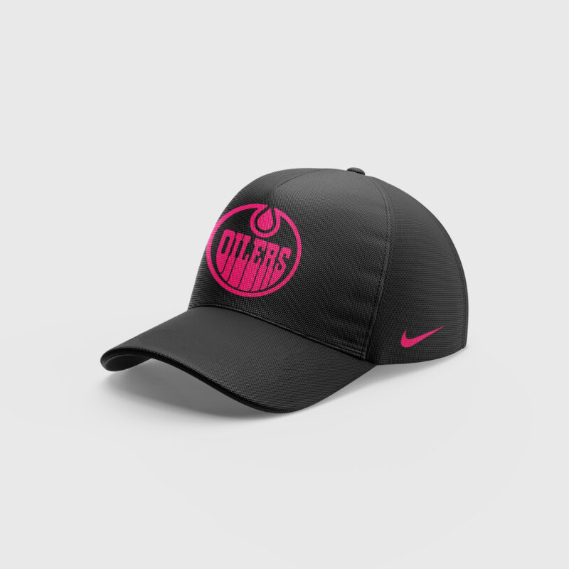 Unisex Nike Pro Edmonton Oilers 2024 NHL Breast Cancer Awareness Month Sweatshirt - Image 6
