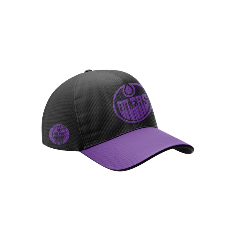 Women's Edmonton Oilers 2024 Hockey Fights Cancer Hoodie - Image 3