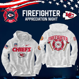 Kansas City Chiefs x 2024 Firefighter Appreciation Night Premium Limited Hoodie