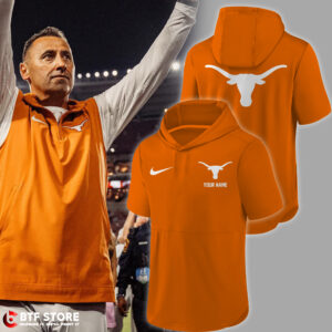 Texas Longhorns Super Soft Fleece Short Sleeve Hoodie